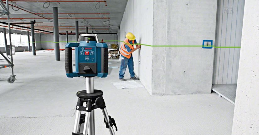 Detail příslušenství k rotačnímu laseru GRL 300 HVG